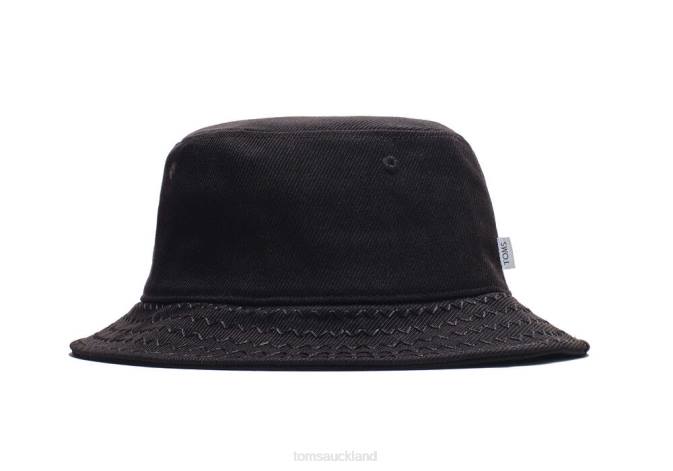 Women Black Toms KROST Bucket Hat Accessories R26T334