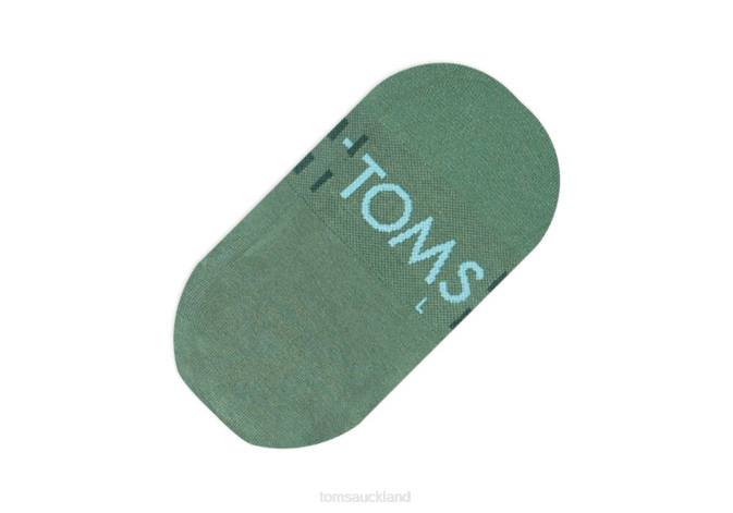 Women Green Toms Ultimate No Show Socks Accessories R26T321