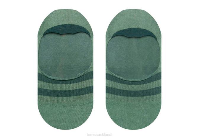 Women Green Toms Ultimate No Show Socks Accessories R26T321