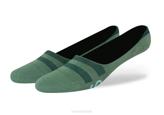 Women Green Toms Ultimate No Show Socks Accessories R26T321