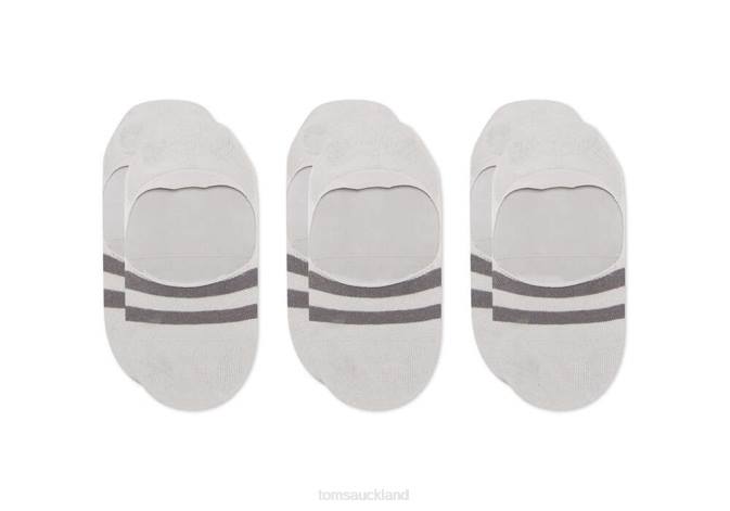 Women Grey 3 Pack Toms No Show Socks 3 Pack Accessories R26T355