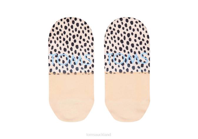 Women Natural Toms Ultimate No Show Socks Mini Cheetah Accessories R26T325