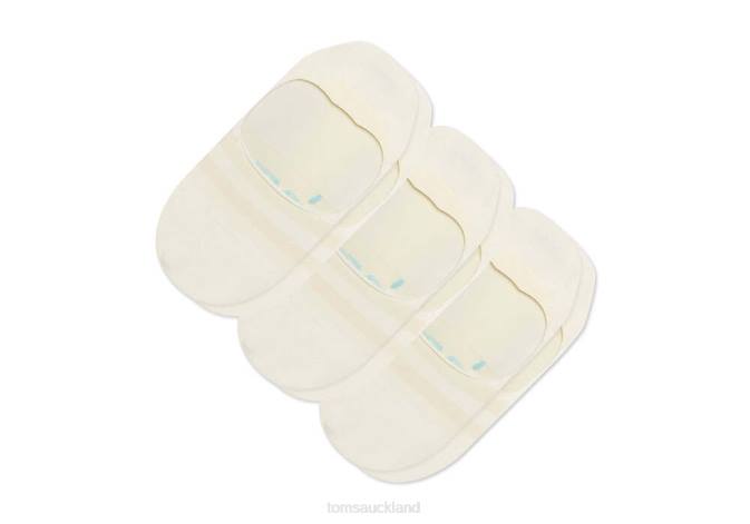 Women Off-White Toms No Show Socks 3 Pack Accessories R26T331