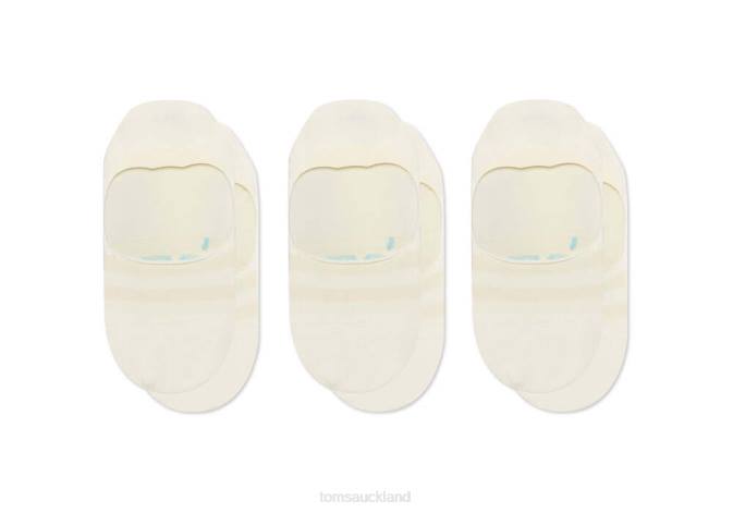Women Off-White Toms No Show Socks 3 Pack Accessories R26T331