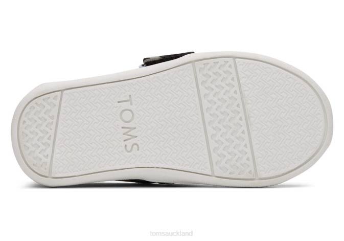 Kids Black Dino Glow Toms Tiny Alpargata Dino Shoes R26T497