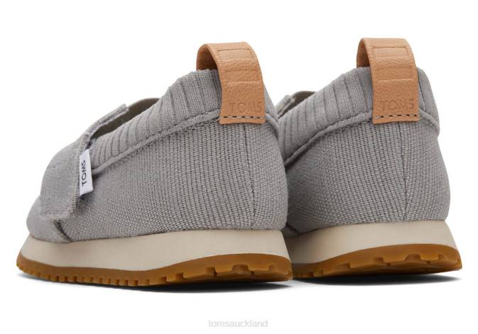 Kids Grey Toms Alpargata Resident Shoes R26T509