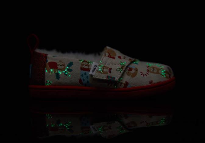 Kids Light Sand Toms Sloths Alpargata Shoes R26T521