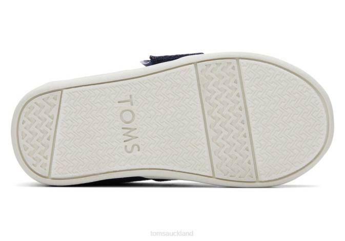 Kids Navy Toms Alpargata Canvas Shoes R26T511