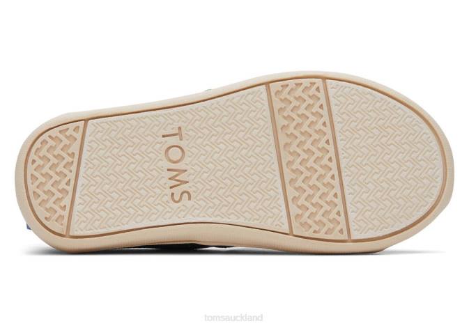 Kids Ocean Blue Toms Tiny Alpargata Eco Canvas Shoes R26T500