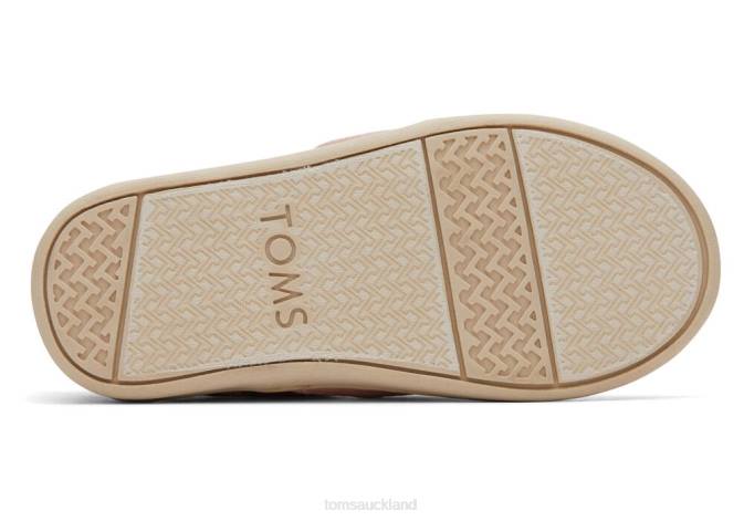 Kids Pink Fields Toms Pink Flower Alpargata Shoes R26T524