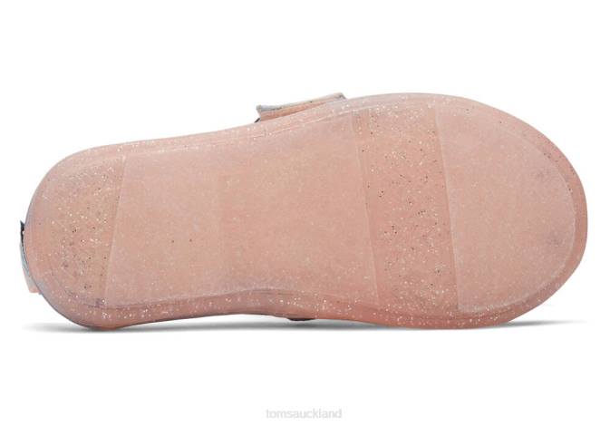Kids Pink Multi Toms Mermaid Alpargata Shoes R26T523