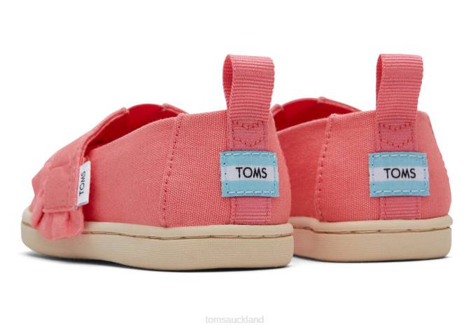Kids Pink Toms Rose Alpargata Shoes R26T530