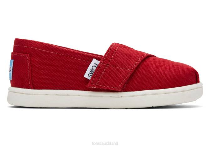 Kids Red Toms Alpargata Shoes R26T512