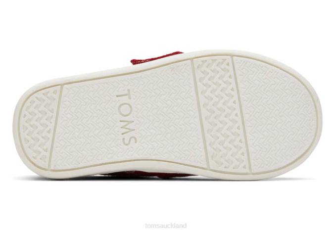Kids Red Toms Alpargata Shoes R26T512