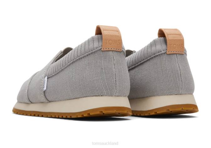 Kids Grey Toms Alpargata Resident Shoes R26T540