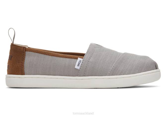 Kids New Style Toms Youth Alpargata Eco Recycled Cotton Shoes R26T545
