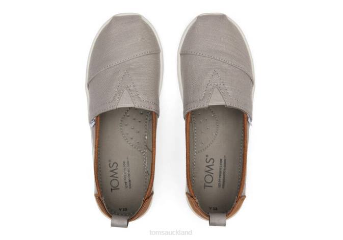 Kids New Style Toms Youth Alpargata Eco Recycled Cotton Shoes R26T545