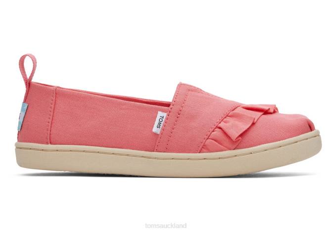 Kids Pink Toms Rose Alpargata Shoes R26T555