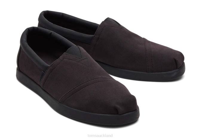 Men Black Nubuck Toms Alp Fwd Shoes R26T397