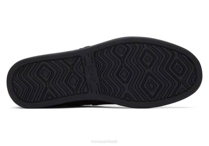 Men Black Nubuck Toms Alp Fwd Shoes R26T397