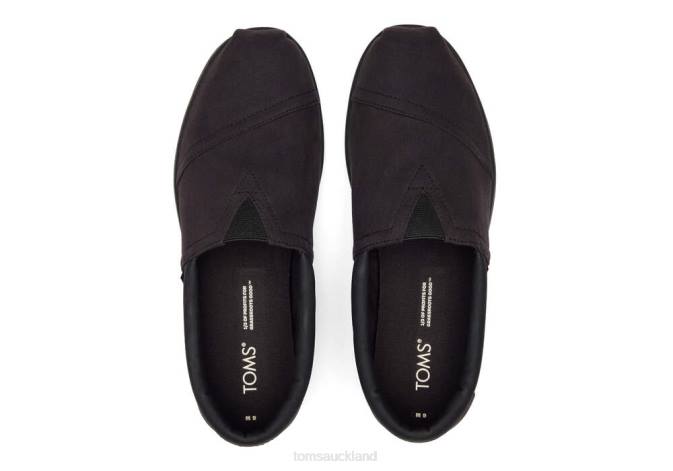 Men Black Nubuck Toms Alp Fwd Shoes R26T397