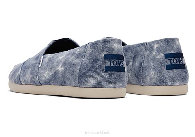 Men Blue Toms REPREVE Alpargata Shoes R26T411