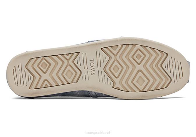 Men Blue Toms REPREVE Alpargata Shoes R26T411