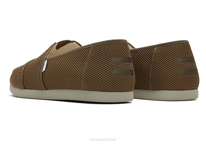 Men Dark Olive Toms REPREVE Alpargata Shoes R26T414