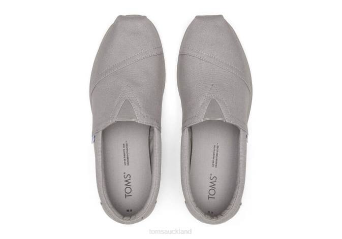 Men Drizzle Grey Canvas Toms Alp Fwd Eco Shoes R26T398