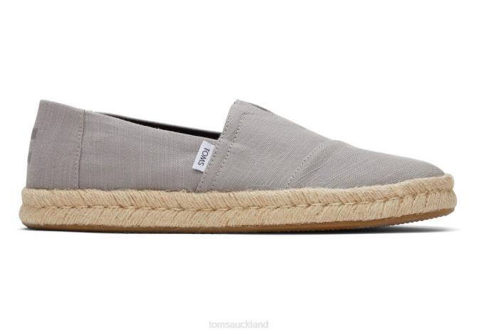 Men Grey Toms Alpargata Eco Rope 2.0 Shoes R26T377
