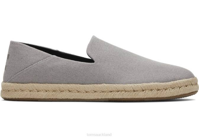 Men Grey Toms Santiago Eco Recycled Cotton Shoes R26T417