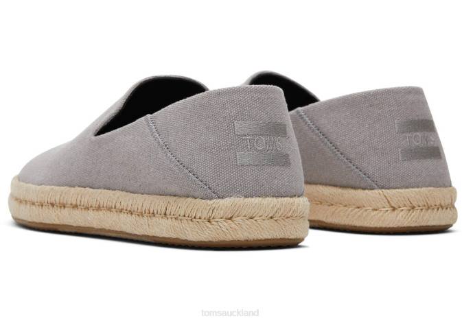Men Grey Toms Santiago Eco Recycled Cotton Shoes R26T417