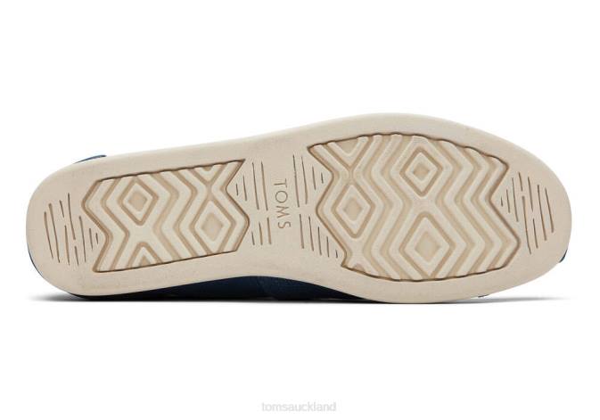 Men Majolica Blue Toms Alpargata Shoes R26T387