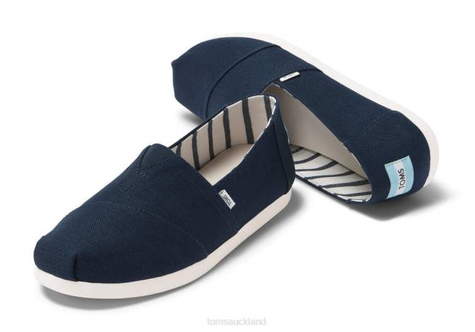 Men Majolica Blue Toms Alpargata Shoes R26T387