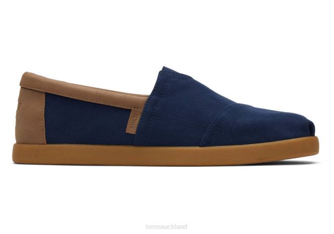 Men Navy Nubuck Toms Alp Fwd Shoes R26T405