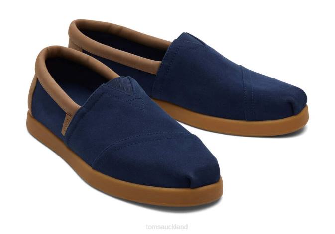 Men Navy Nubuck Toms Alp Fwd Shoes R26T405