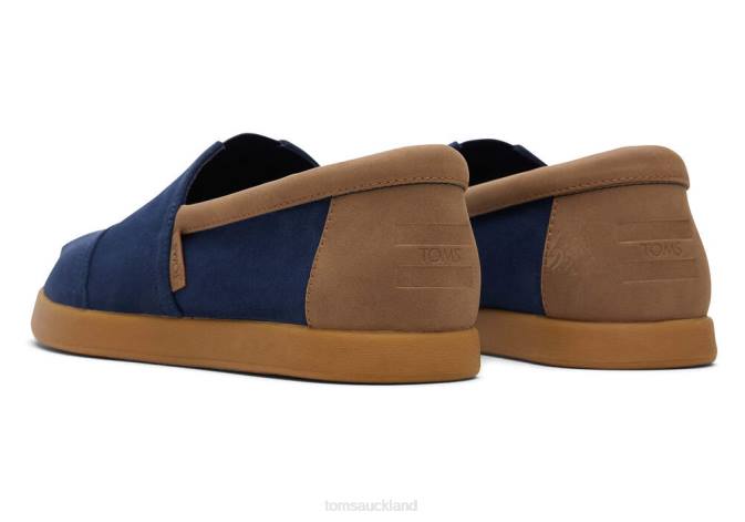 Men Navy Nubuck Toms Alp Fwd Shoes R26T405