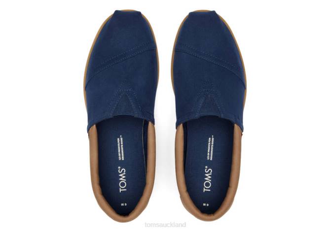 Men Navy Nubuck Toms Alp Fwd Shoes R26T405
