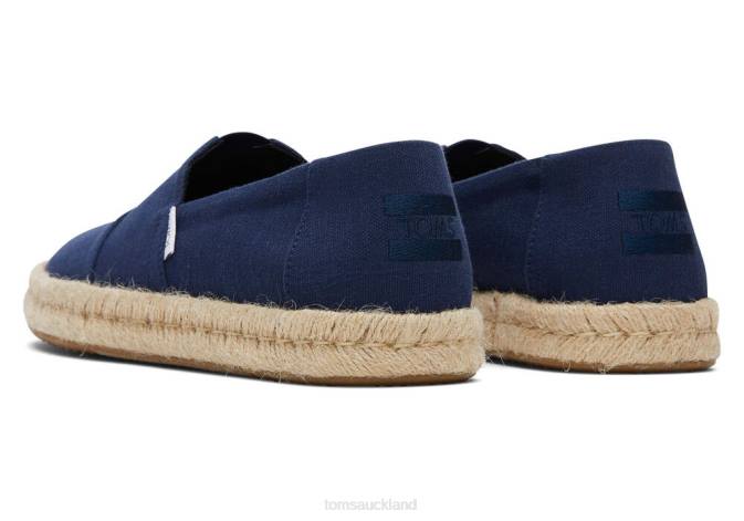 Men Navy Toms Alpargata Eco Rope 2.0 Shoes R26T416