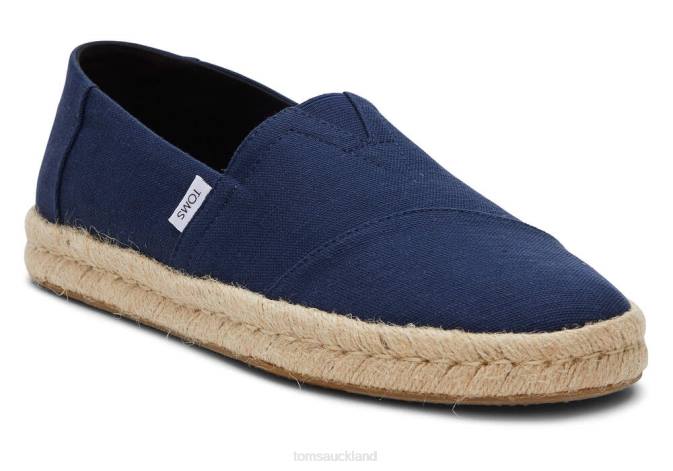 Men Navy Toms Alpargata Eco Rope 2.0 Shoes R26T416