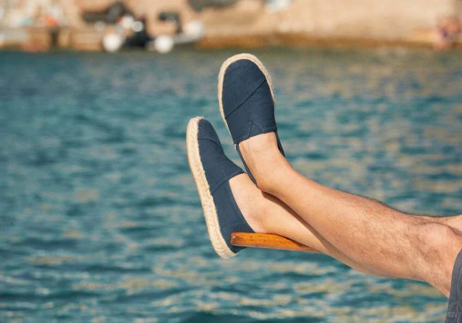 Men Navy Toms Alpargata Eco Rope 2.0 Shoes R26T416
