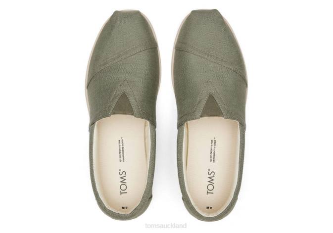 Men Vetiver Grey Toms Alp Fwd Eco Shoes R26T395