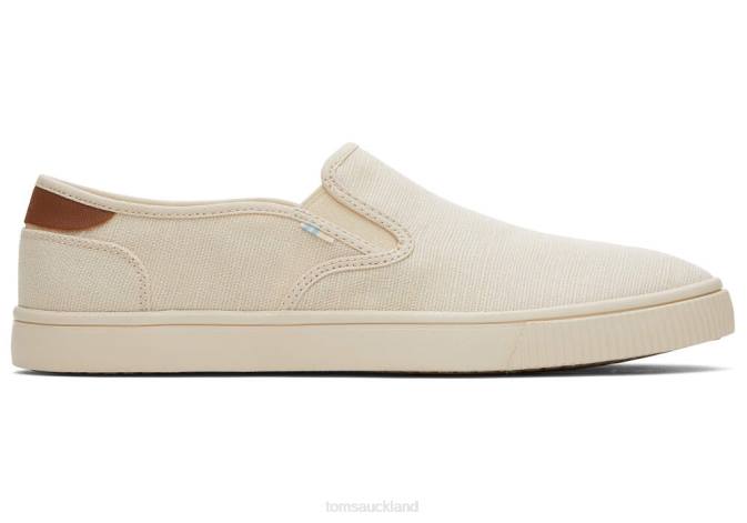 Men Beige Toms Baja Slip On Shoes R26T449