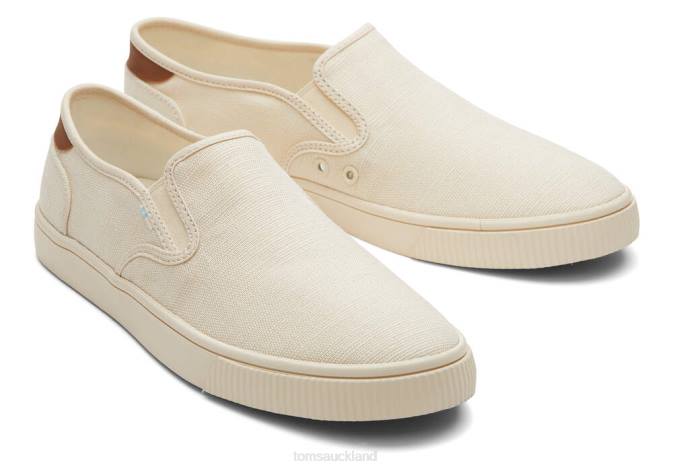 Men Beige Toms Baja Slip On Shoes R26T449