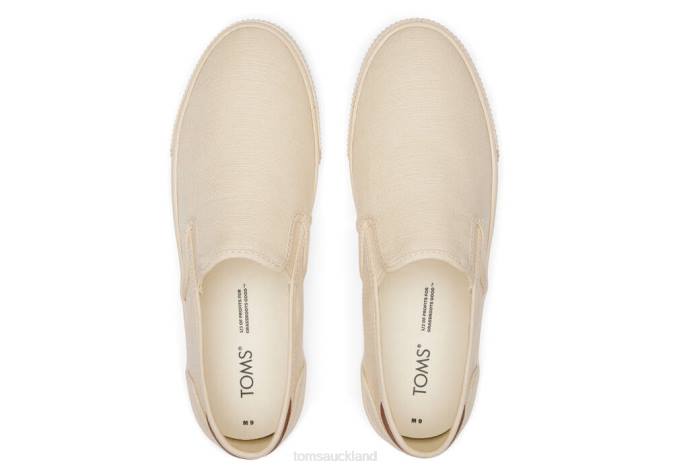 Men Beige Toms Baja Slip On Shoes R26T449