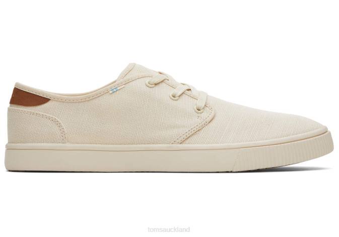 Men Beige Toms Carlo Trainers Shoes R26T484