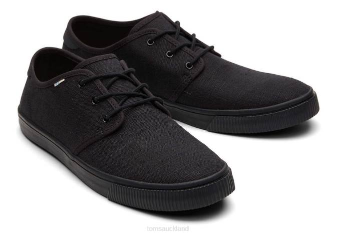Men Black Toms Carlo Trainers Shoes R26T493