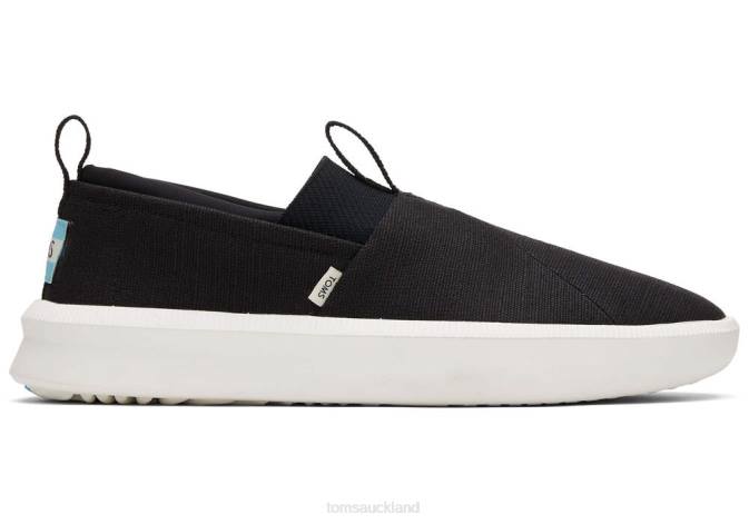 Men Black Toms Rover Alpargata Shoes R26T490