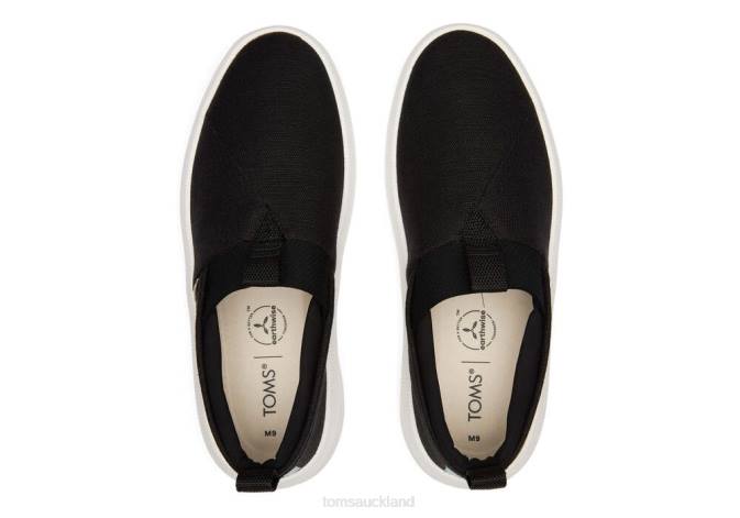 Men Black Toms Rover Alpargata Shoes R26T490