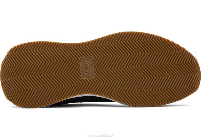 Men Black Toms Wyndon Jogger Sneaker Shoes R26T459